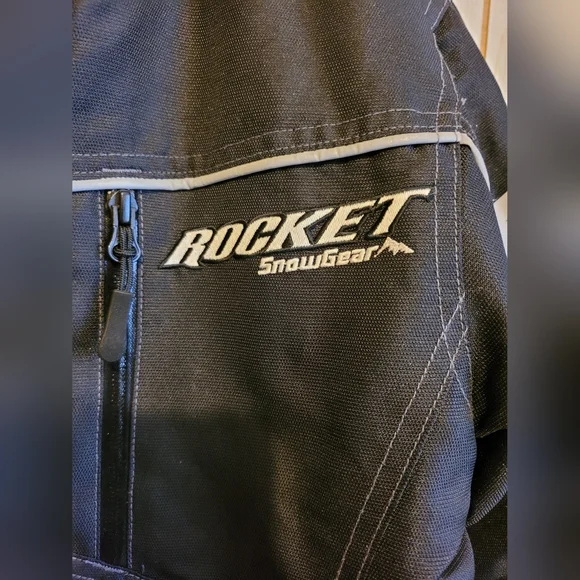 Joe Rocket SnowGear Unisex Boy's Girl'sSnowmobile Ski Jacket Black Small